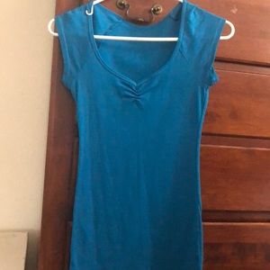 Pretty blue Vicky’s T shop t shirt